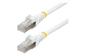 Nettverkskabel - StarTech.com 1m CAT6a Ethernet Cable - 1 m - white - Hvit - 1m - NLWH-1M-CAT6A-PATCH