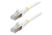 Nettverkskabel - StarTech.com 2m CAT6a Ethernet Cable - White - Hvit - 2m - NLWH-2M-CAT6A-PATCH