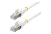 Nettverkskabel - StarTech.com 5m CAT6a Ethernet Cable - White - Hvit - 5m - NLWH-5M-CAT6A-PATCH