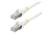 Nettverkskabel - StarTech.com 10m CAT6a Ethernet Cable - 10 m - white - Hvit - 10m - NLWH-10M-CAT6A-PATCH