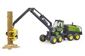 Leketøysbil - Bruder John Deere Harvester 1270 G with trunk - BR2135