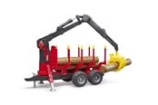Leketøysbil - Bruder Trailers for forestry - BR2252
