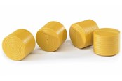 Leketøysbil - Bruder Access.: 4 round hay bales ockery for Claas Rolland 250 - BR2344