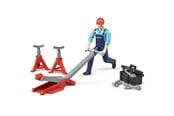 Leketøysbil - Bruder Figur Set Garageutstyr - BR62100