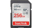Minnekort - SANDISK Ultra SD - 150MB/s - 256GB - SDSDUNC-256G-GN6IN