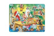 Puslespill - Larsen Puzzles Maxi Santa´s Workshop 140 pcs Puzzle - LA-EA2