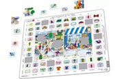 Puslespill - Larsen Puzzles Learning English at the Cafe (Maxi) - LA-EN2EN