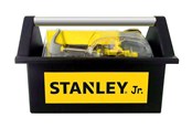 Kreative leker - Stanley Open Toolbox + 5 pc Toolset Hammer Screwdriver Philips Screwdriver Flat Square Safety Goggle Open Toolbox - TBS005-06-SY