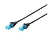 Nettverkskabel - DIGITUS Professional patch cable - 1 m - black - Svart - 1m - DK-1512-010/BL