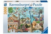 Puslespill - Ravensburger AT Big City Collage  5000p - 10217118
