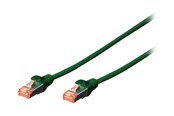 Nettverkskabel - DIGITUS Professional patch cable - 25 cm - green - Grønn - 0.25m - DK-1644-0025-G-10