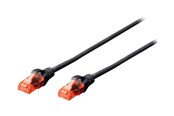Nettverkskabel - DIGITUS Professional patch cable - 2 m - black - Svart - 2m - DK-1617-020/BL