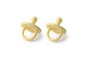 Babyutstyr - Filibabba Silicone pacifier 2-pack - Pale banana - FI-01673