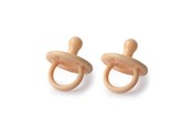 Babyutstyr - Filibabba Silicone pacifier 2-pack - Peach - FI-01668