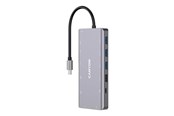 Dokkingstasjon - Canyon DS-12 13-i-1 USB-C hub 4K, mørkegrå - CNS-TDS12