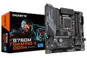 Hovedkort - GIGABYTE B760M GAMING X DDR4 Hovedkort - Intel B760 - Intel LGA1700 socket - DDR4 RAM - Micro-ATX - B760M GAMING X DDR4