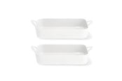 Kjøkkentilbehør - Pillivuyt Toulouse Dish 31 x 18 x 6.5 cm 2.2 liters 2 pcs. White - 24228