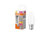 LED-lyspære - Osram LED-lyspære LED Comfort candle frosted 470lm 3.4W/927 (40W) B22d dimmable B22d - 4058075602816