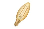 LED-lyspære - Osram LED-lyspære Vintage Candle Kerte Filament 1.5W/824 (12W) Gold E14 - 4058075293243
