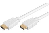 Skjermkabel - Pro HDMI 2.0 - 5m - Hvit - HDMI20W-5