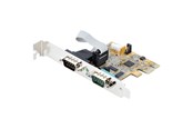 Nettverksadapter - StarTech.com 21050-PC-SERIAL-CARD 2-Port PCI Express Serial Card Dual Port PCIe to RS232 (DB9) Serial Card 16C1050 UART - 21050-PC-SERIAL-CARD