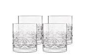 Servering & Servise - Luigi Bormioli Mixology textures Water glass/whiskey glass 10 cm 38 cl 4 pcs. Clear - 17355