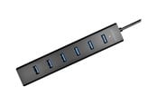 USB-hub - AXAGON HUE-SA7BP - hub - 7 porter USB-hub - USB 3.2 - 7 porter - Svart - HUE-SA7BP