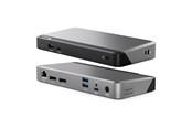 Dokkingstasjon - ALOGIC MX2 - Docking station - USB-C - 2 x DP - GigE - 135 Watt - DUPRMX2-100