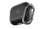 Hodetelefoner - KeyBudz HyBridShell Series Keychain Case - Premium hard shell triple layer case for your Airpods 3 - AP3_S2_BLK