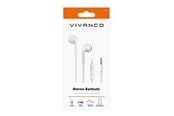 Hodetelefoner - Vivanco Smart Pro In-Ear Plugin Eggshape Headset White - 61741