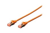 Nettverkskabel - DIGITUS patch cable - 50 cm - orange RAL 2008 - 0.5m - DK-1644-005/OR