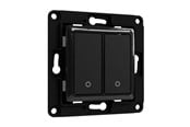 Smarthus - Shelly Wall Switch 2 Black - WS2 black