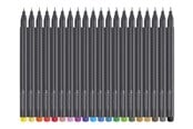 Skrive- & Tegneverktøy - Faber-Castell GRIP - fineliner - assorted colours (pack of 20) - 4005401516200