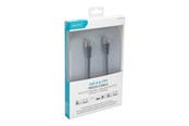 Nettverkskabel - DIGITUS patch cable - 1 m - black - Svart - 1m - DB-160144-010-S