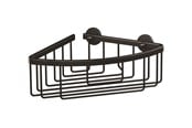Baderomstilbehør - tesa Aluxx Black corner basket self-adhesive - 40505-00000-00