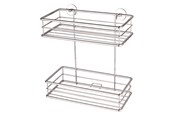 Baderomstilbehør - tesa Baath shampoo holder double basket self-adhesive - 40212-00000-01