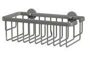Baderomstilbehør - tesa Moon Grey basket single self-adhesive - 40587-00000-00