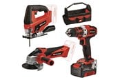 Verktøy - Einhell Power Tool Kit, TE-TK 18/3 Li Kit (JS+CD+AG) - 4257241