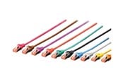 Nettverkskabel - DIGITUS patch cable - 10 m - black - Svart - 10m - DK-1644-100/BL