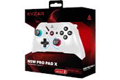 Spill - Tilbehør - Kyzar Switch Pro - White - Wireless Controller - Nintendo Switch 2 - KYZARNSWPROPADXWHITE