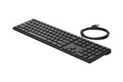 Tastatur - HP Desktop 320K - Tastatur - Engelsk - Svart - 9SR37AA#ABB