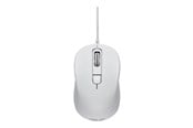 Mus - ASUS MU101C Blue Ray Silent - Mus - Optisk - 3 knapper - Hvit - 90XB05RN-BMU010