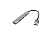 USB-hub - I-Tec USB 3.0 Metal HUB USB-hub - 4 porter - Grå - U3HUBMETALMINI4