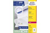 Papir, Fotopapir & Etiketter - Avery Etiketter med QuickPeel™ & Ultragrip , Presise utskrifter, lett å ta av og sette på, 63,5 x 72 mm, Laser - L7164-100