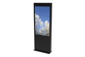 Veggmontering, AV-braketter & AV-møbler - HI-ND Single Totem Touch 55" - stand - for flat panel - black wood - Max - recommended for 55" - ST5500-5001-WOOD