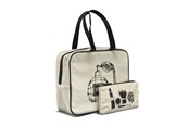 Annen personlig pleie - Secrets 2-part cosmetic bag set in cotton - 10485