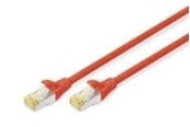 Nettverkskabel - DIGITUS patch cable - 2 m - red - Rød - 2m - DK-1644-A-020-R-10