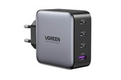 Mobil - Adaptere og ladere - UGREEN Nexode GaN 100W Quad USB Charger - Black - 40747