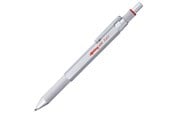 Skrive- & Tegneverktøy - Rotring rOtring 6 3-in-1 Multicolour Pen and Mechanical Pencil | Black & Red Ballpoint Pen Tips | 1 Mechanical Pencil Tip (.5mm) | Silver Barrel - 2164109