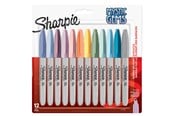 Skrive- & Tegneverktøy - Sharpie permanente markører | Mystic Gem Special Edition | Fint poeng | Assorterte farger | 12 stk - 2157681